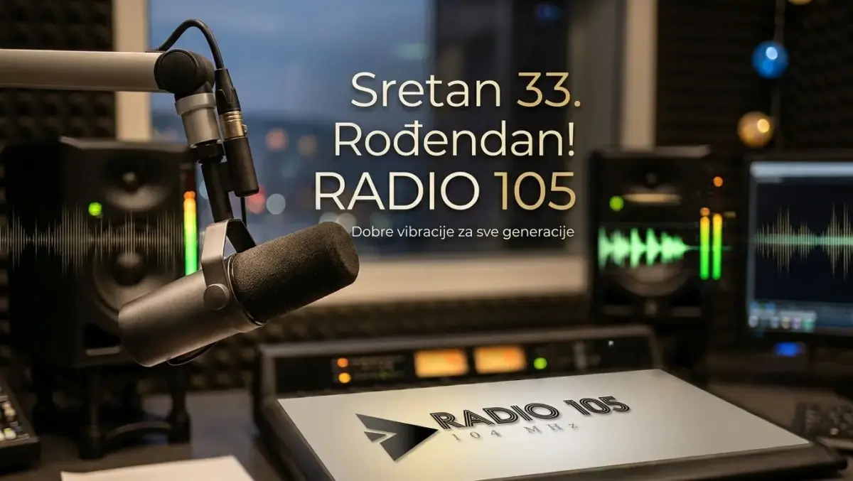 Radio 105 slavi 33. rođendan