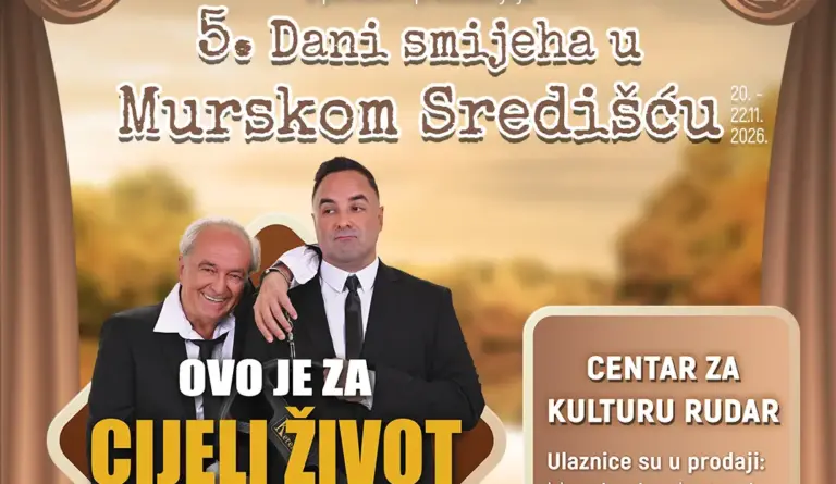 Kerekeši stižu u Mursko Središće: Ljubomir i Jan donose urnebesnu komediju u CZK ‘Rudar’!