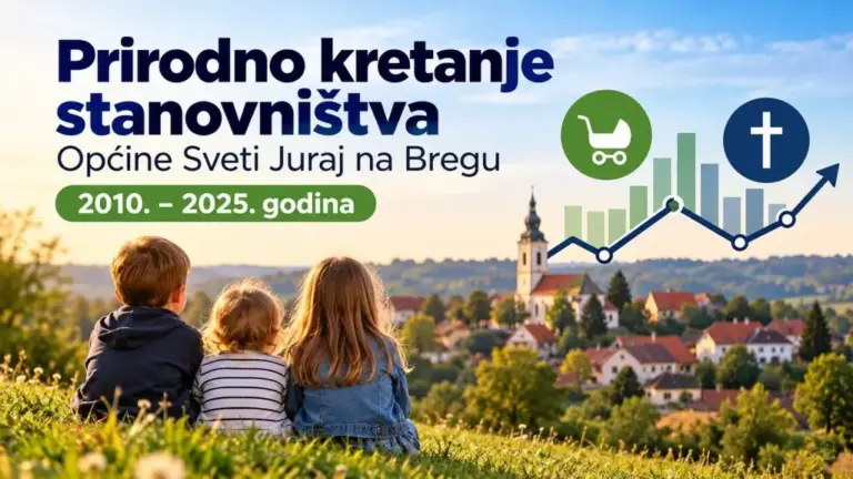 Demografska slika Općine Sveti Juraj na Bregu: U 15 godina zabilježen blagi prirodni pad stanovništva