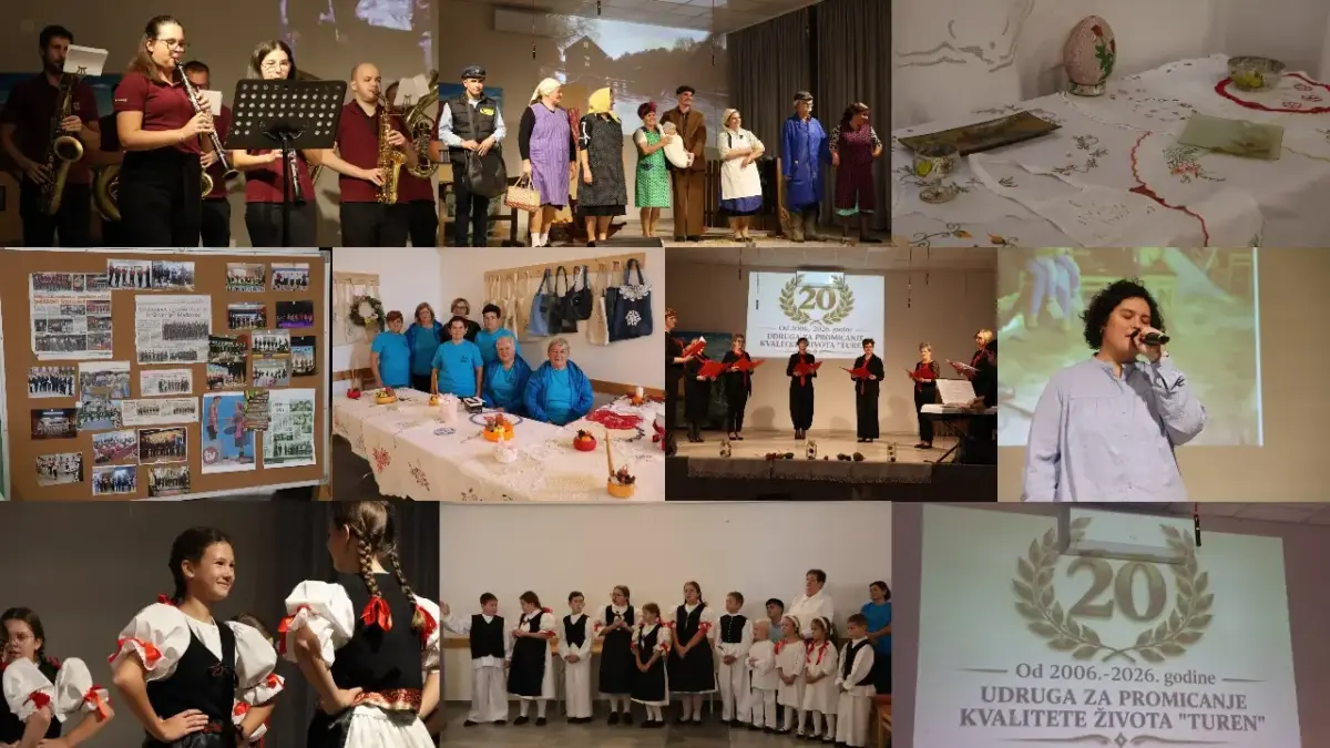 FOTO Dva desetljeća pjesme, tradicije i humanosti: Udruga „Turen“ iz Podturna proslavila 20 godina djelovanja