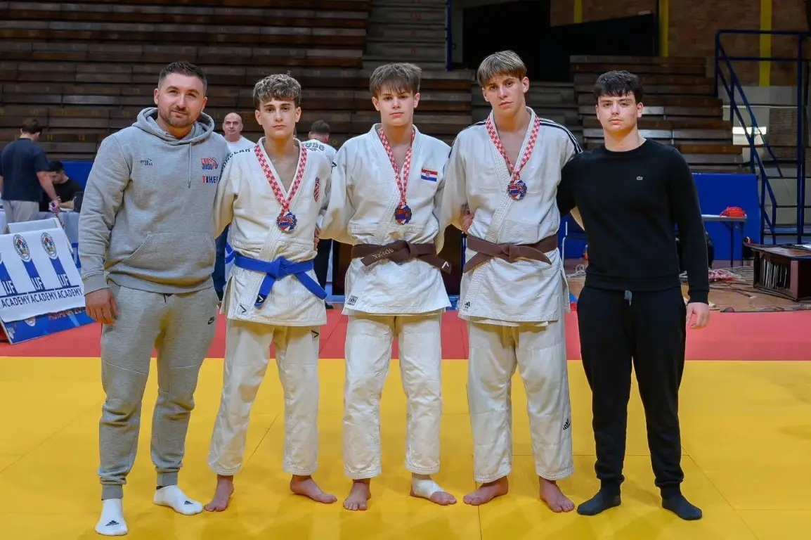 Veliki uspjeh u Čakovcu: Judo klub Zrinski osvojio tri medalje na Prvenstvu Hrvatske za mlađe kadete