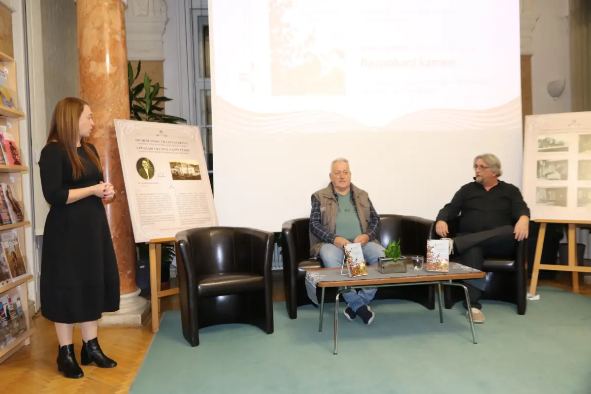 U Lendavi predstavljena knjiga Milana Hajdinjaka „Razpokani kamen”